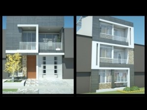 12 Hermosas y modernas fachadas de casas con balcón (4)