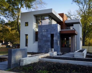 10 fachadas de casas modernas con piedras (5)