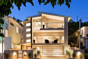 11 fachadas de casas modernas a desnivel (3)
